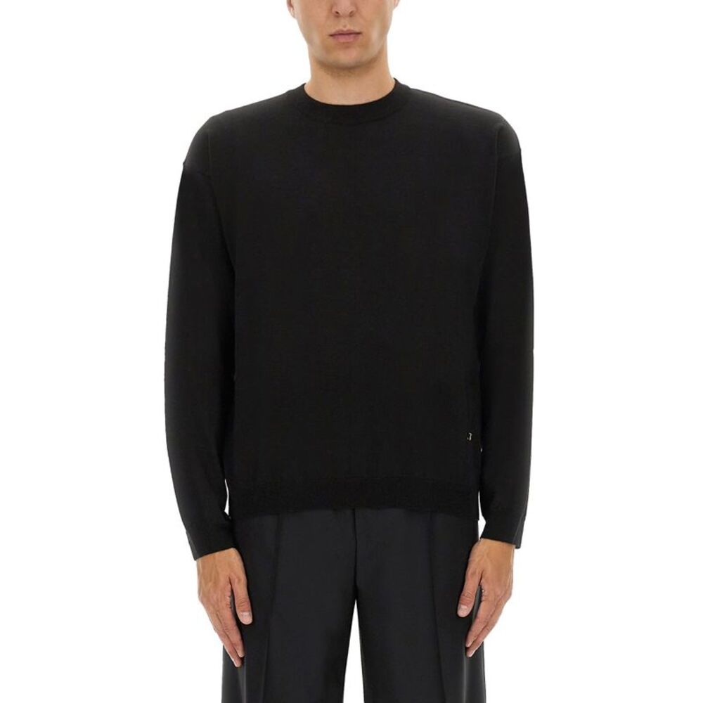 Moschino Men Wool And Silk Pullover